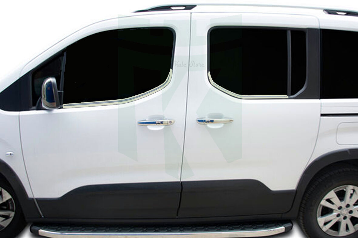 Doblo-3 Cam Çıtaları Krom 4 Parça Mini Van 2023 Ve Sonrası Modeller İçin
