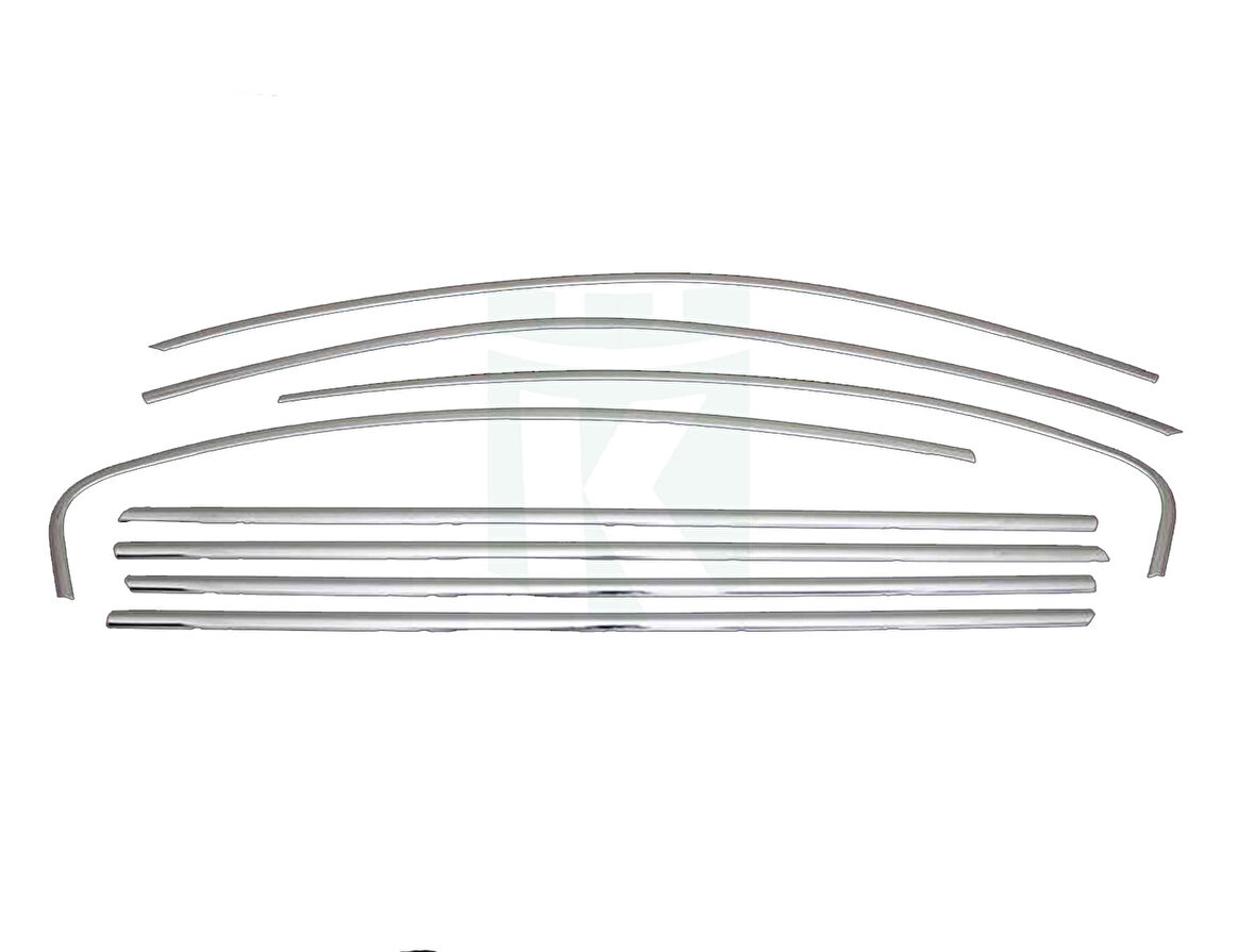 Passat B8 Cam Çerçevesi Krom 8 Parça SD 2015 - 2019 Arası Modeller İçin