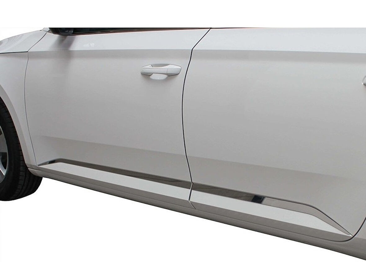 Yan Kapı Çıtaları Krom Üst Kalite 4 Parça Superb-3 B7 SD 2015 Ve Sonrası Modeller İçin