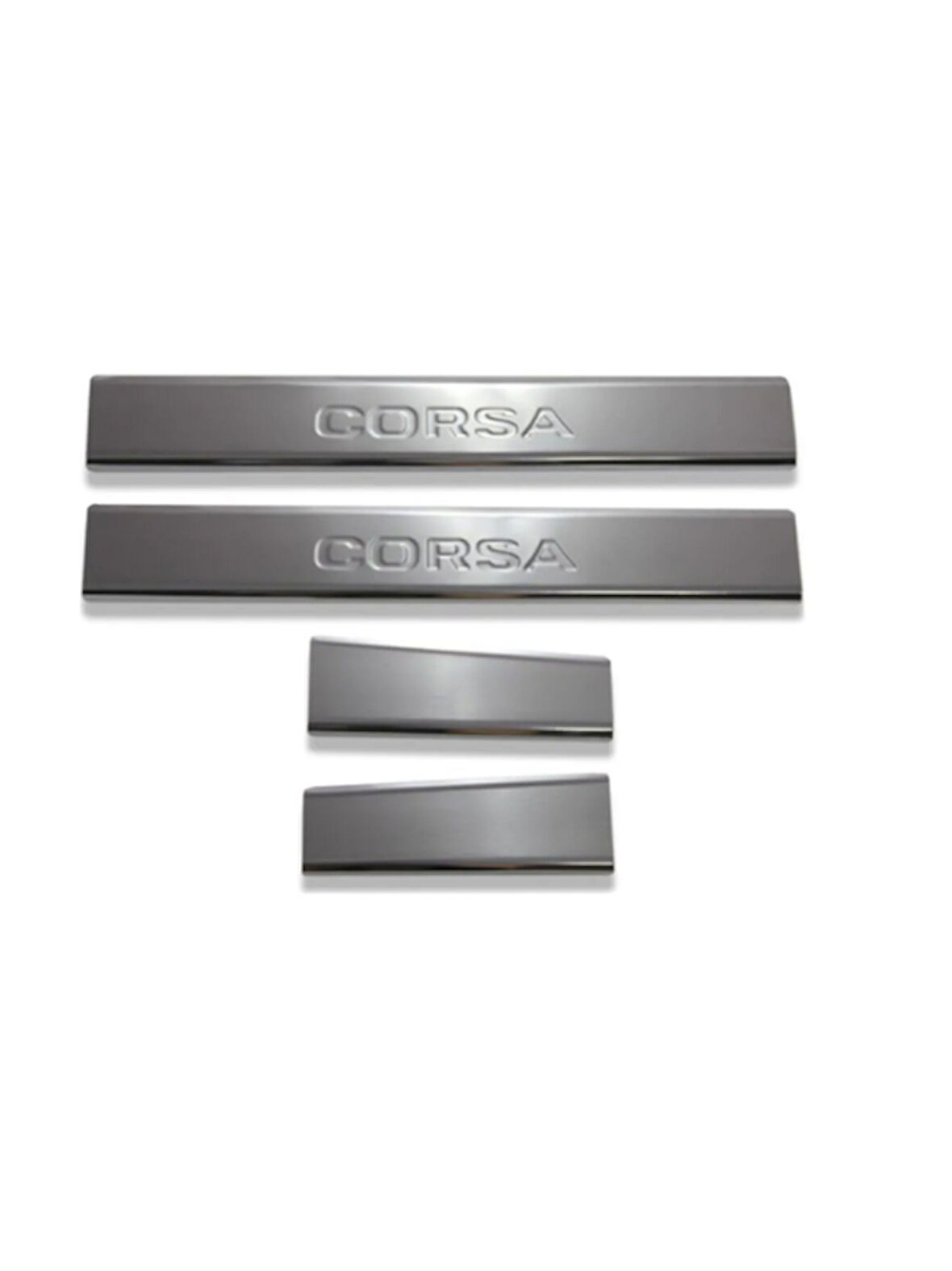 Kapı Eşiği Krom 4 Parça Corsa D HB 5D 2006-2015 Arası Modeller İçin