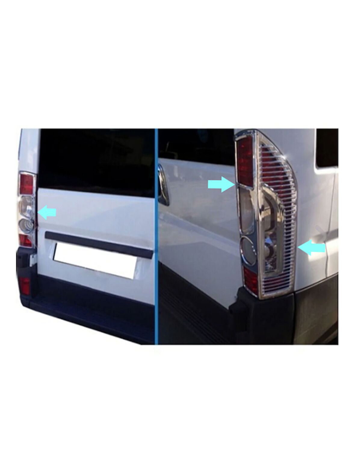 Stop Çerçevesi Abs Krom 2 Parça Boxer-3 Van 2006-2014 Arası Modeller İçin