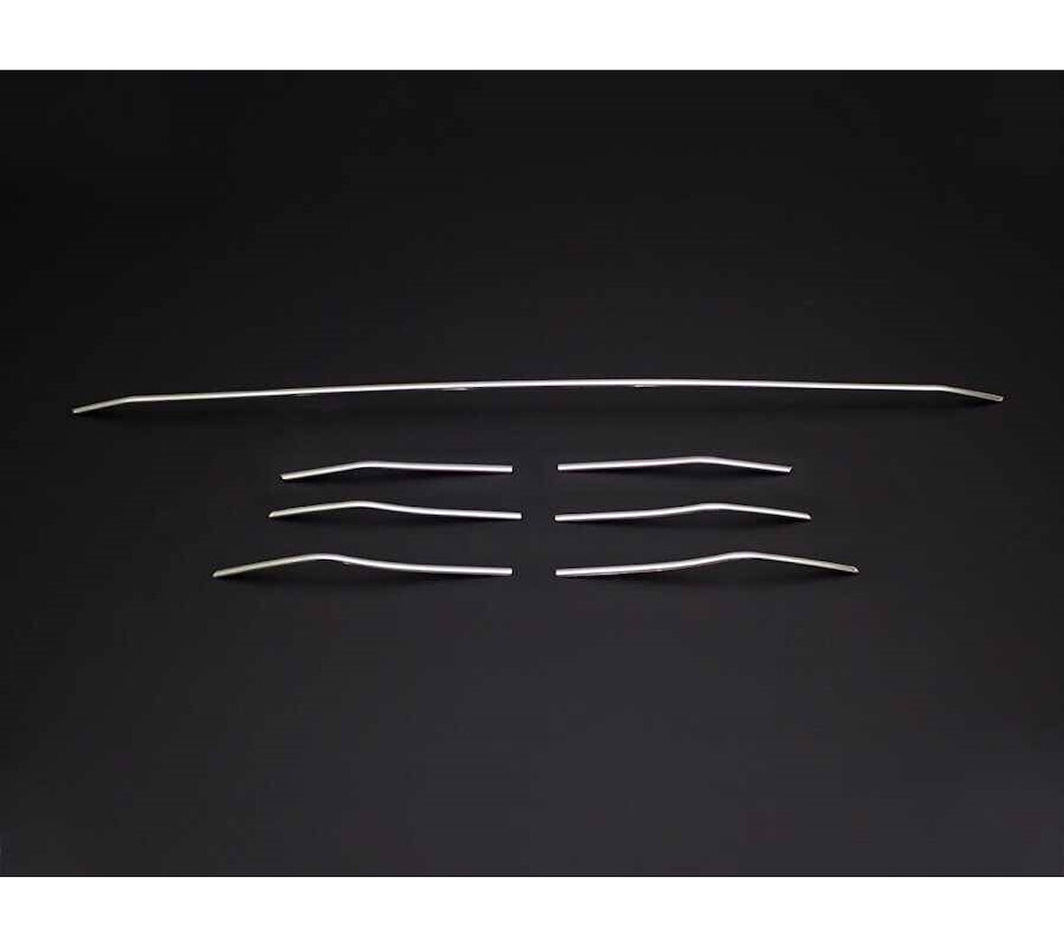 Ön Tampon Çıtası Krom 7 Parça Megane-4 HB 2016 Ve Sonrası Modeller İçin