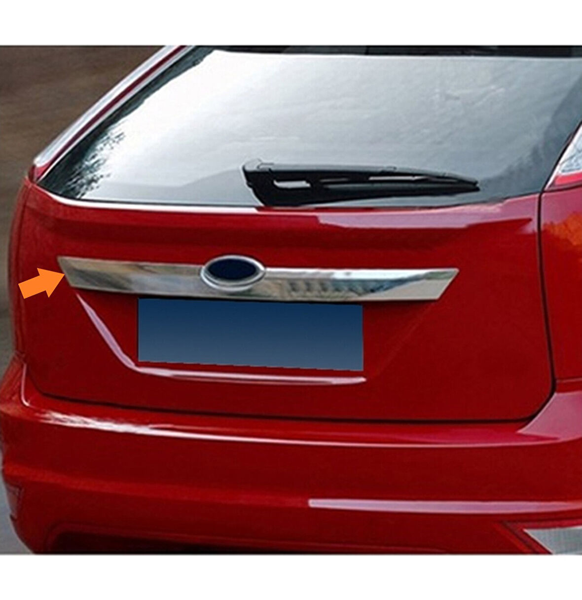 Bagaj Çıtası Krom Focus-2 Facelift HB 3D 2008-2011 Arası Modeller İçin