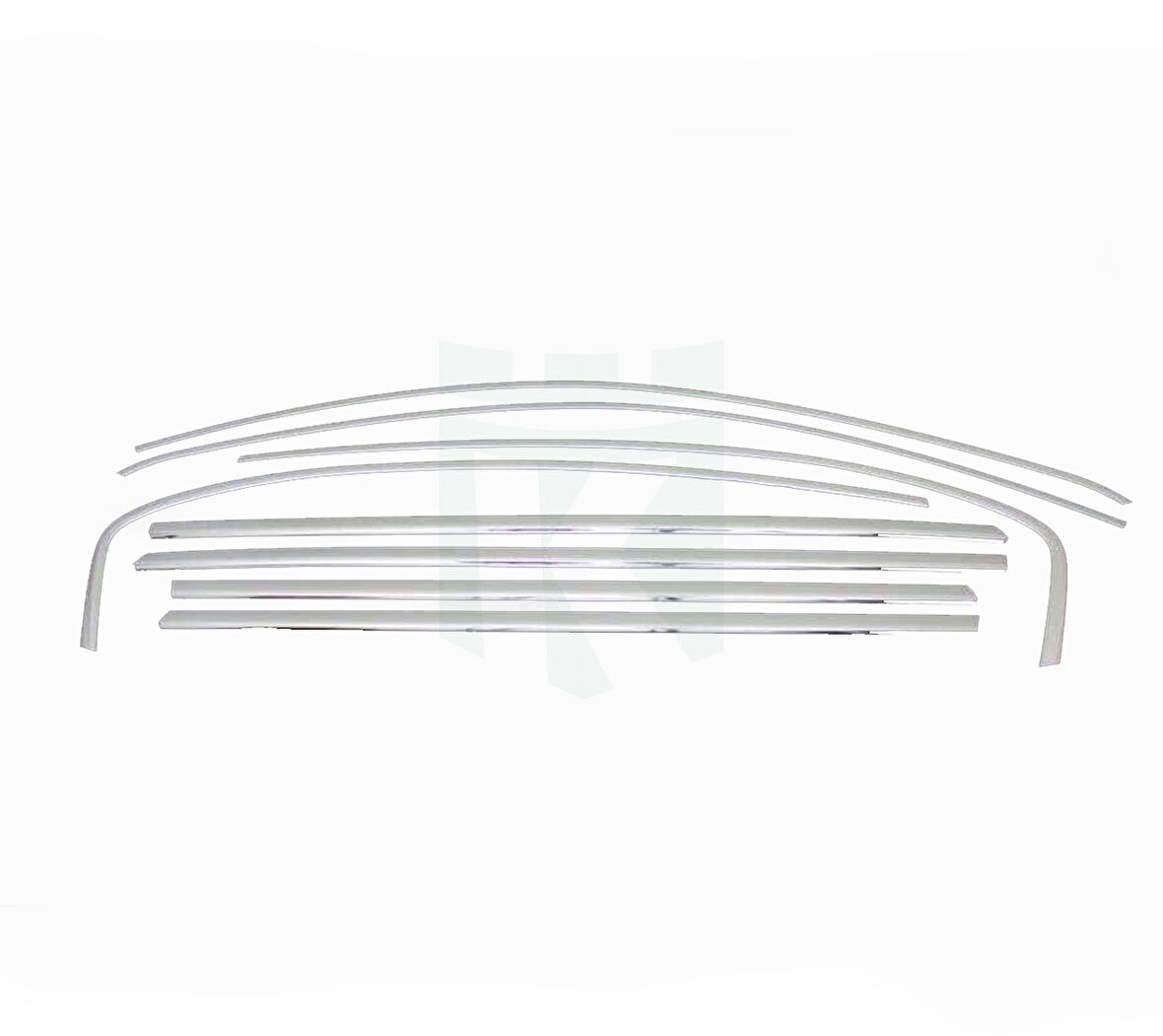 Egea 2 Cam Çerçevesi Seti Krom HB 2020 Ve Sonrası Modeller İçin