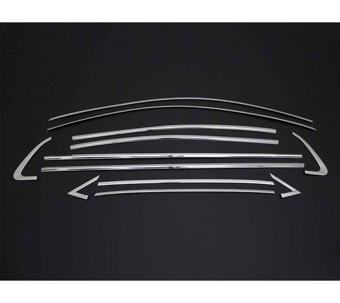 Cam Çerçevesi Krom 12 Parça Clio-5 HB 5D 2019 Ve Sonrası Modeller İçin