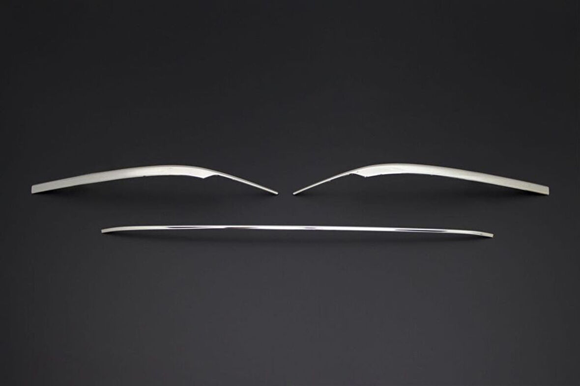 Passat B8.5 Arka Tampon Çıtası Krom 3 Parça SD / SW 2019 - 2023 Arası Modeller İçin