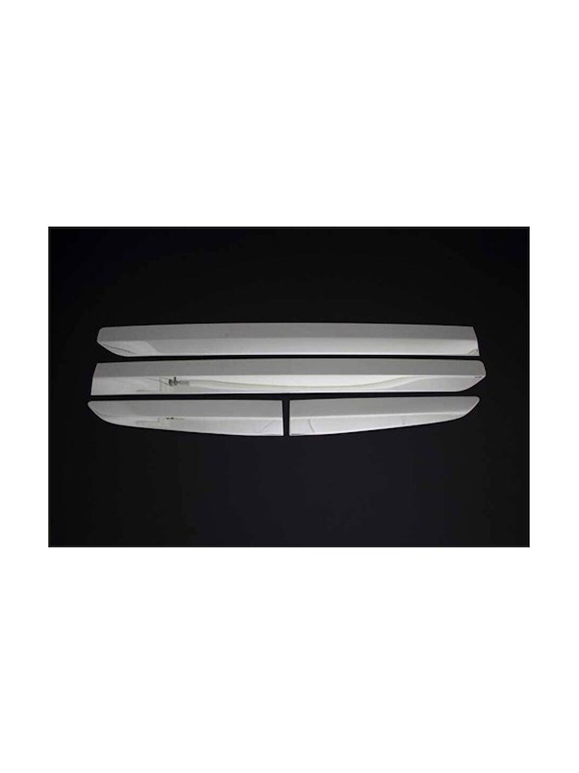 Yan Kapı Çıtası Krom 4 Parça Courier Van 2014 Ve Sonrası Modeller İçin