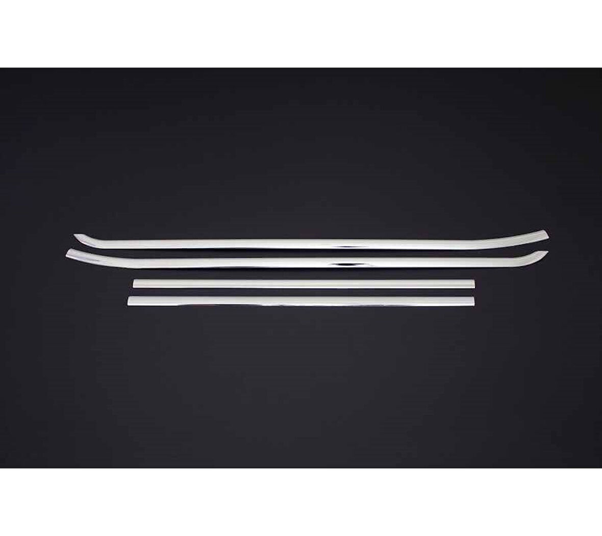 Cam Çıtaları Krom 4 Parça Doblo-2 Panel Van LAV 2010 Ve Sonrası Modeller İçin