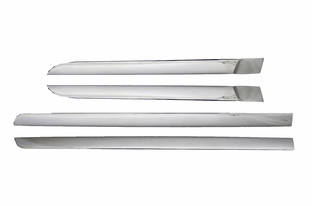 Renault Megane-2 HB Uyumlu Yan Kapı Çıtası Krom 4 Parça  2006 - 2010 Arası Modeller İçin