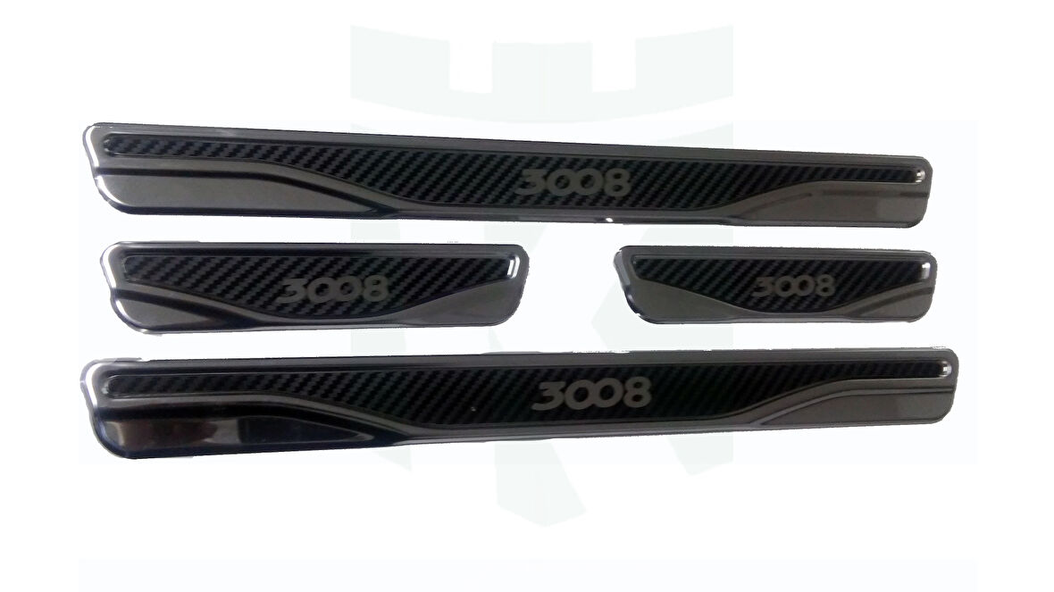 Kapı Eşiği Krom 4 Parça 3008 SUV 2016 Ve Sonrası Modeller İçin