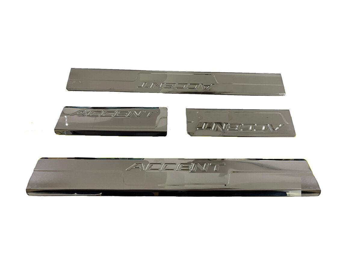 Kapı Eşiği Krom 4 Parça Accent SD 2011 Ve Sonrası Modeller İçin