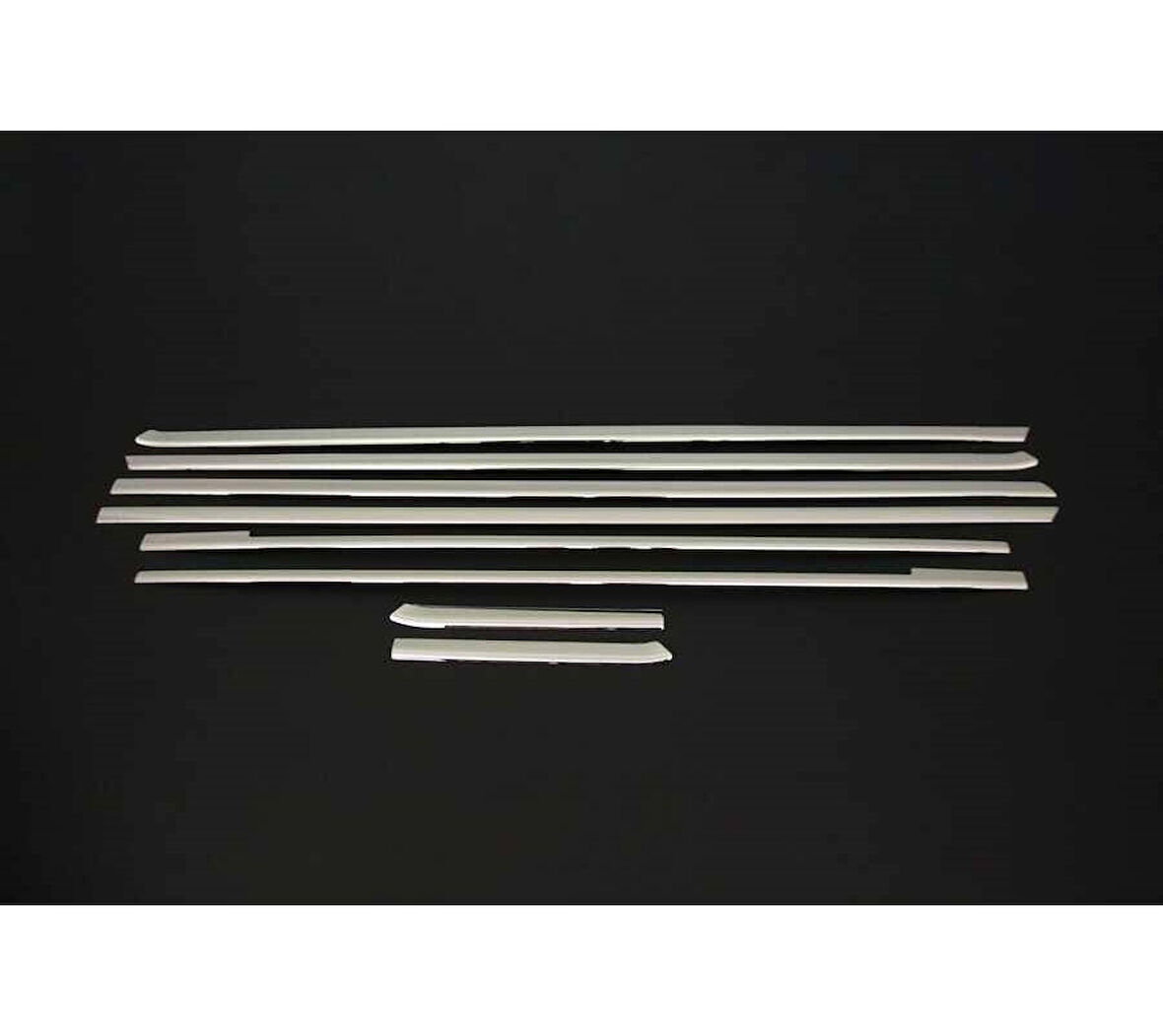 Cam Alt Çıta Krom Tek Sürgü Orta Şase 8 Parça Vito W447 Van 2014 Ve Sonrası Modeller İçin