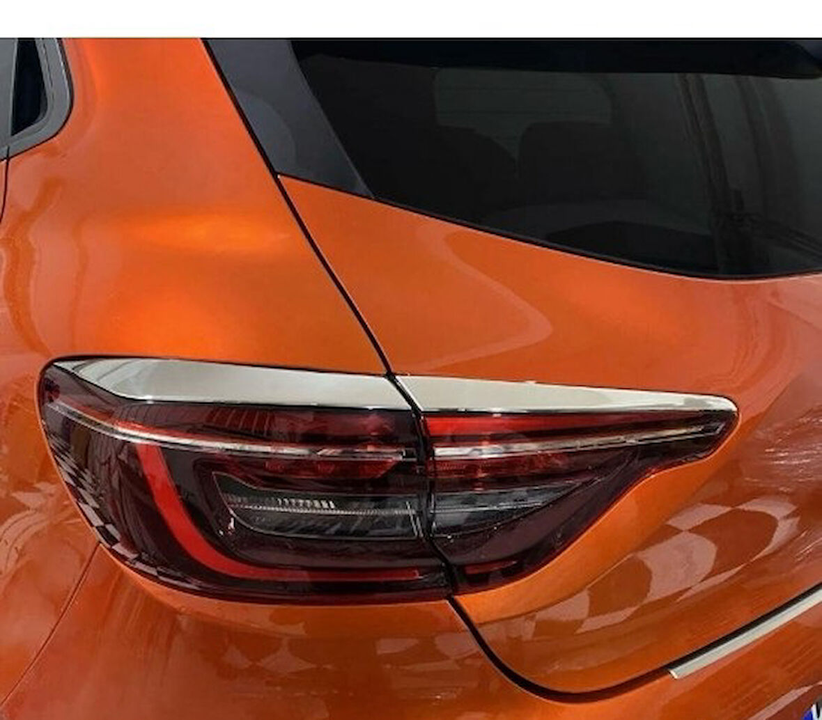 Stop Üst Çıtası Krom Extra Kalite 4 Parça Clio-5 HB 2019 Ve Sonrası Modeller İçin