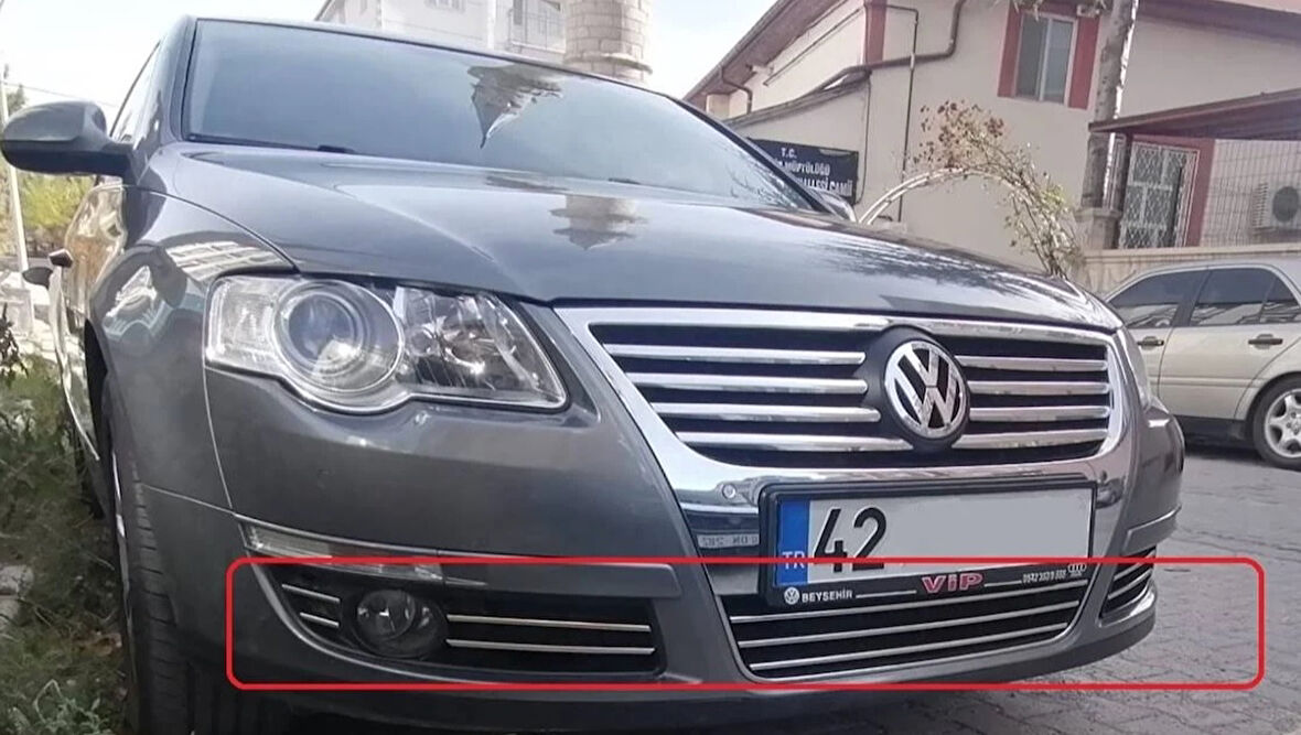 VW Passat B6 Uyumlu Ön Tampon Çıtaları Krom 11 Parça 2005 - 2012 Arası Modeller İçin