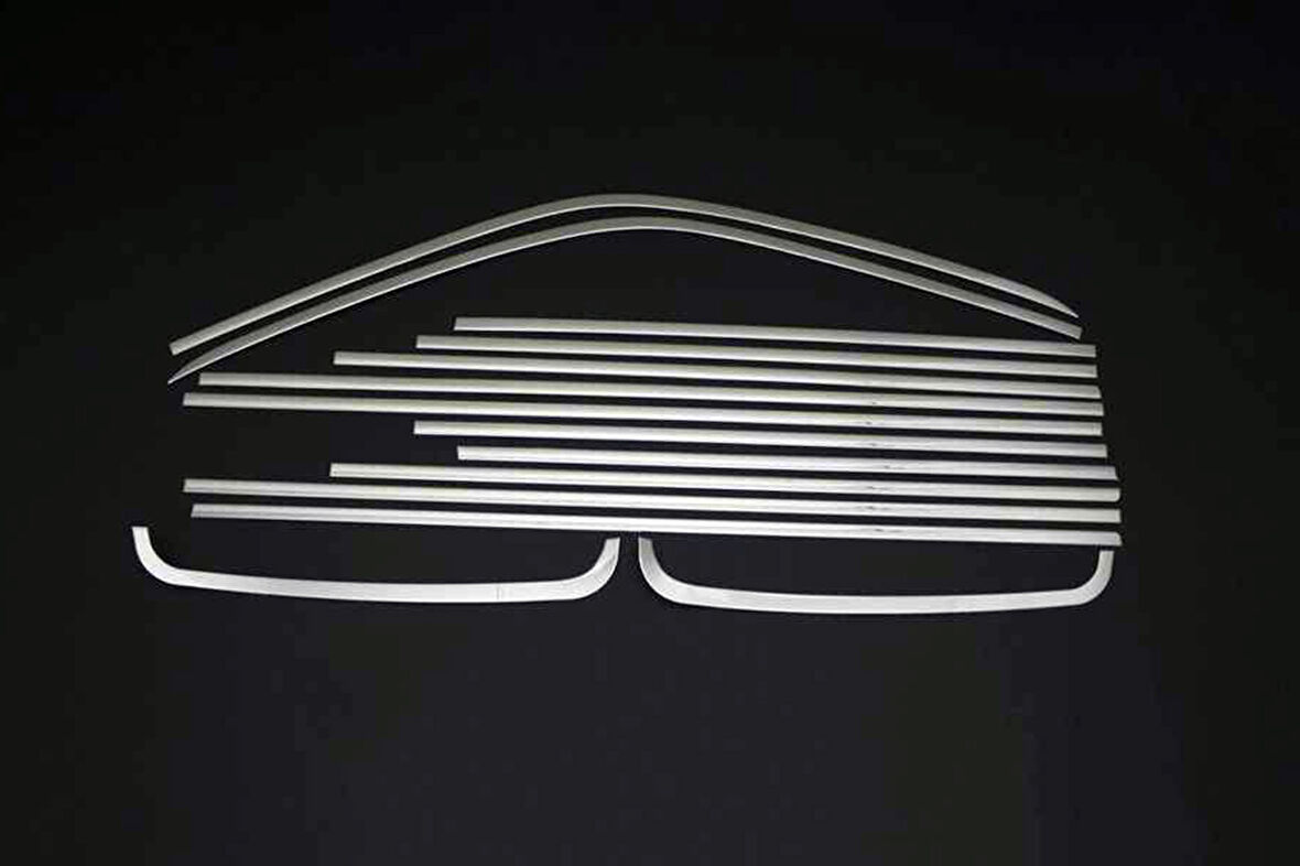 T6 Transporter Cam Çerçevesi Krom Extra Kalite 14 Parça Uzun Şase 2015 - 2020