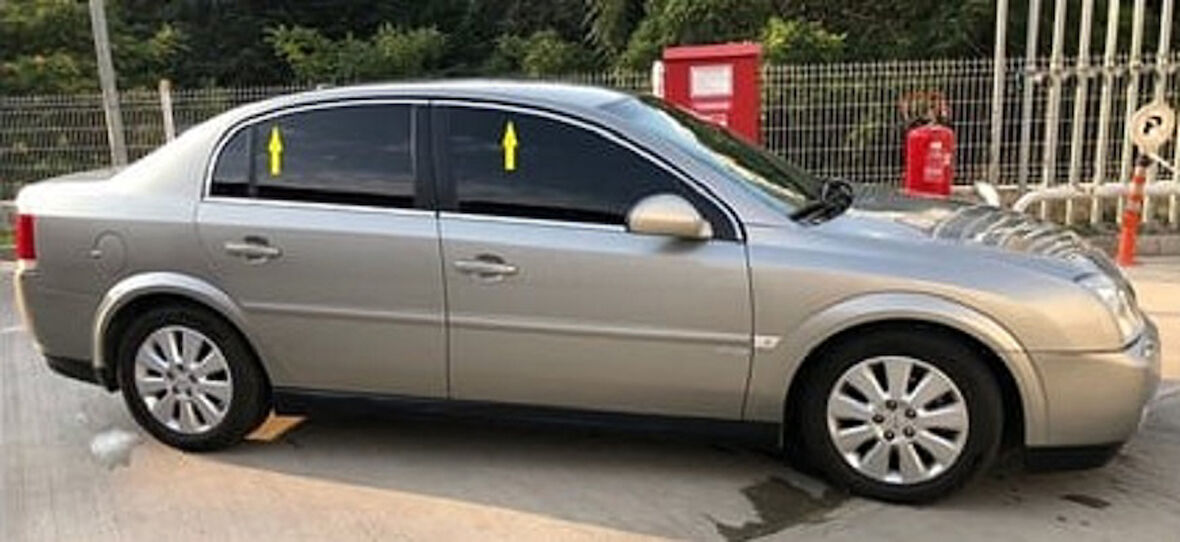 Cam Üst Çıtası Krom 4 Parça Vectra C SD 2002-2008 Arası Modeller İçin