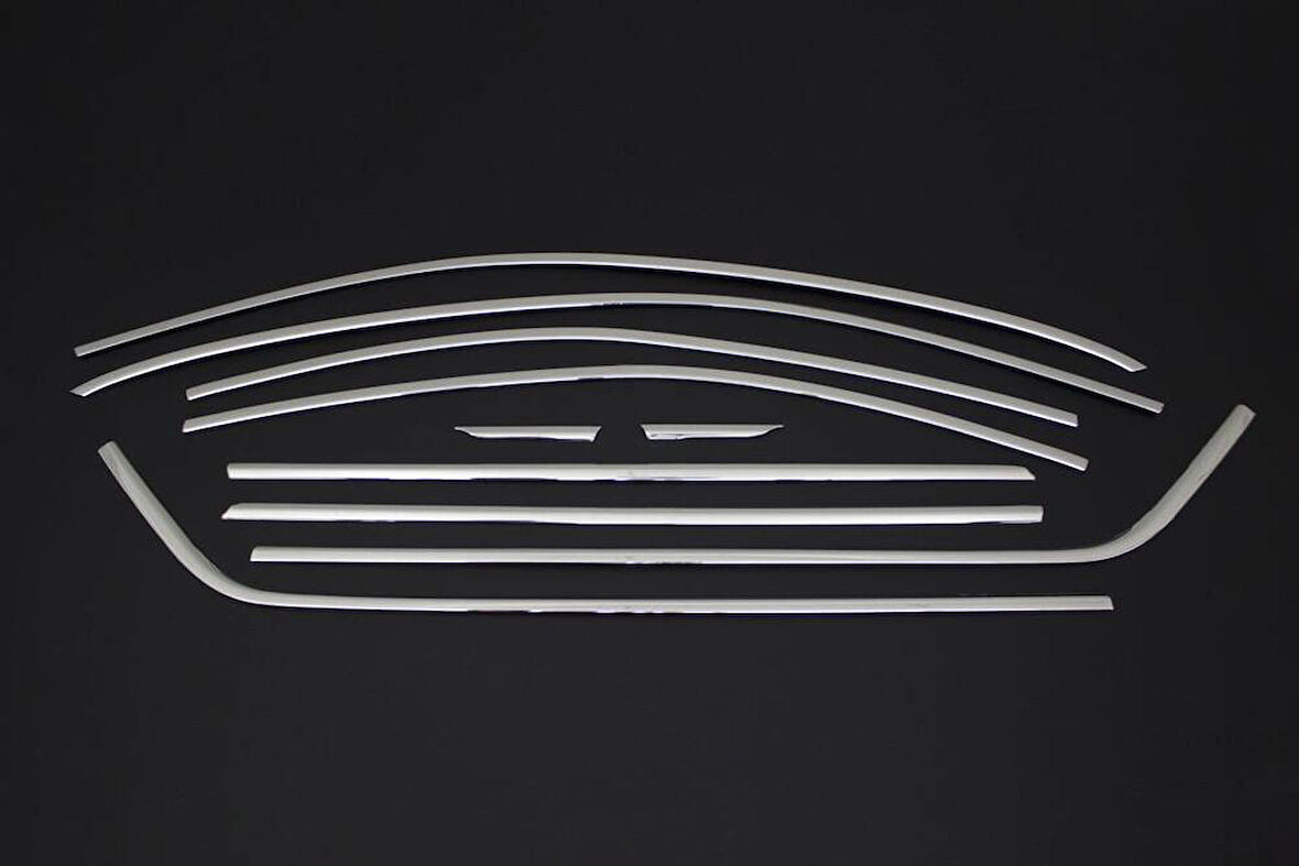 Cam Çerçevesi Krom Üst Kalite 10 Parça Octavia-3 A7 SD 2013 Ve Sonrası Modeller İçin