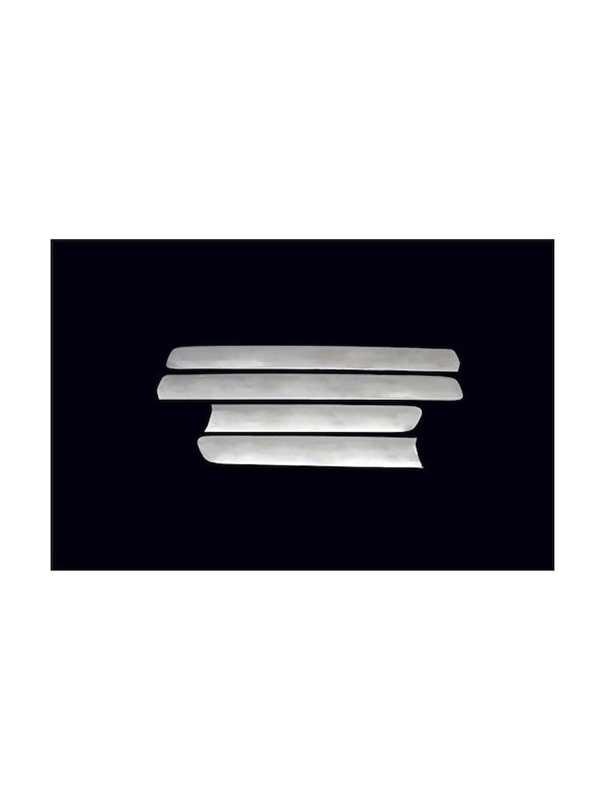 Yan Kapı Çıtası Geniş Krom 4 Parça Doblo-1 Facelift Panel Van LAV 2006-2010 Arası Modeller İçin