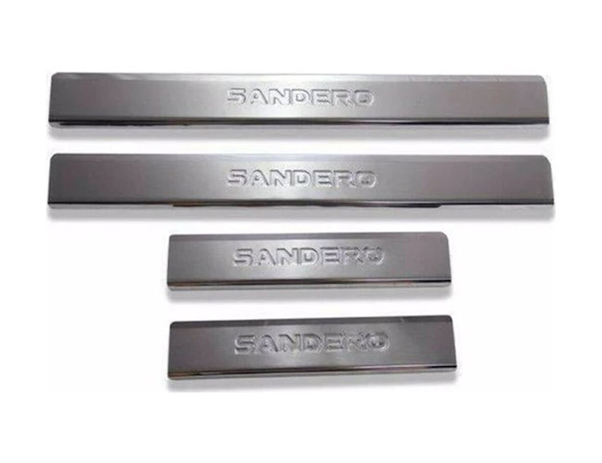 Kapı Eşiği Krom 4 Parça Sandero-3 HB 2020 Ve Sonrası Modeller İçin