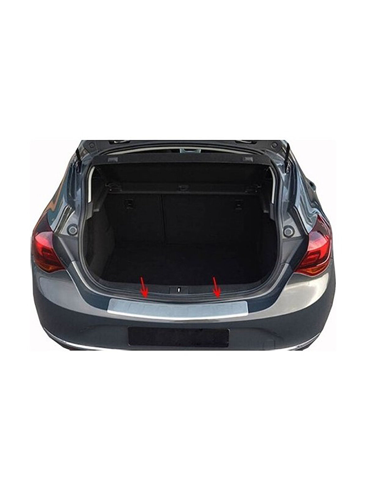 Arka Tampon Eşiği Krom Astra J HB 5D 3D 2010-2014 Arası Modeller İçin