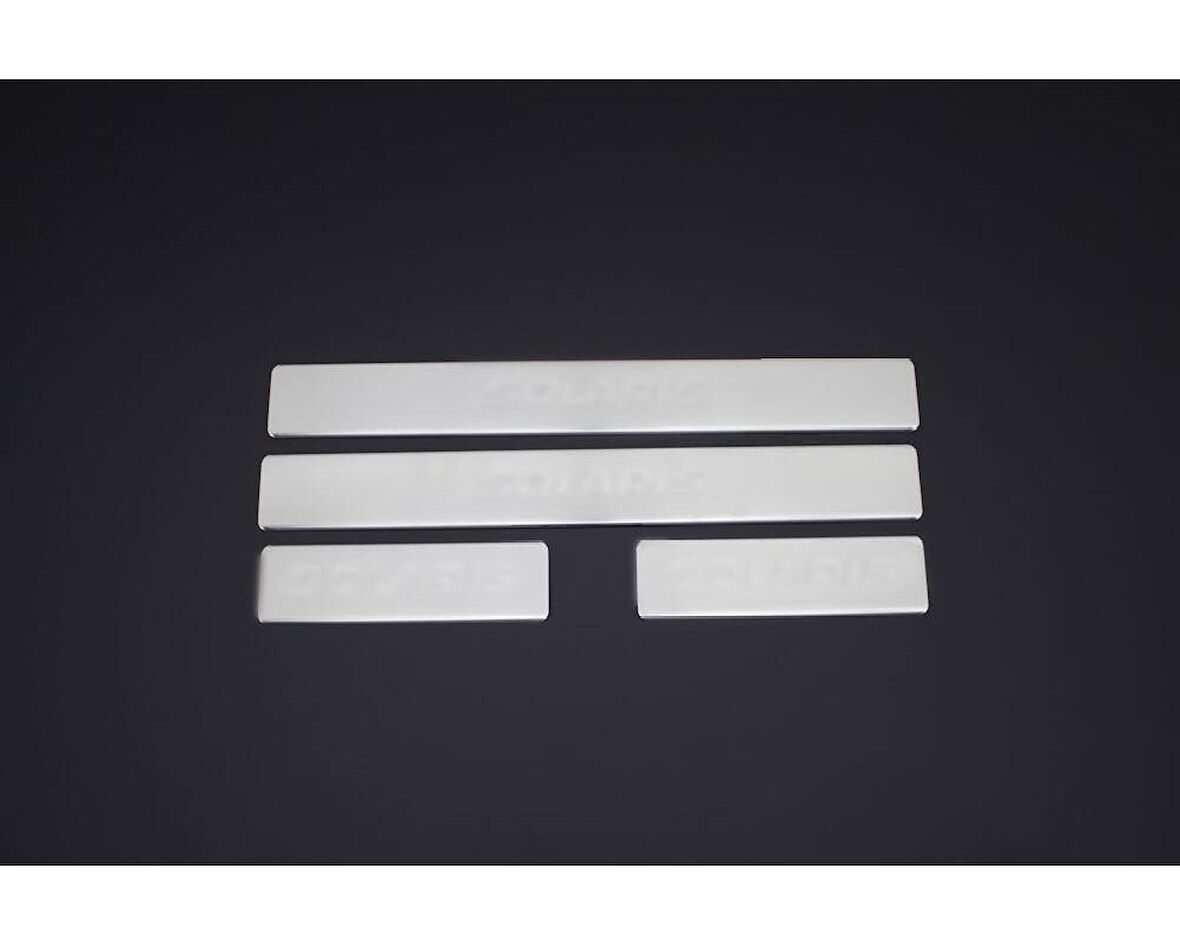 Kapı Eşiği Krom 4 Parça Blue Solaris SD 2011 Ve Sonrası Modeller İçin