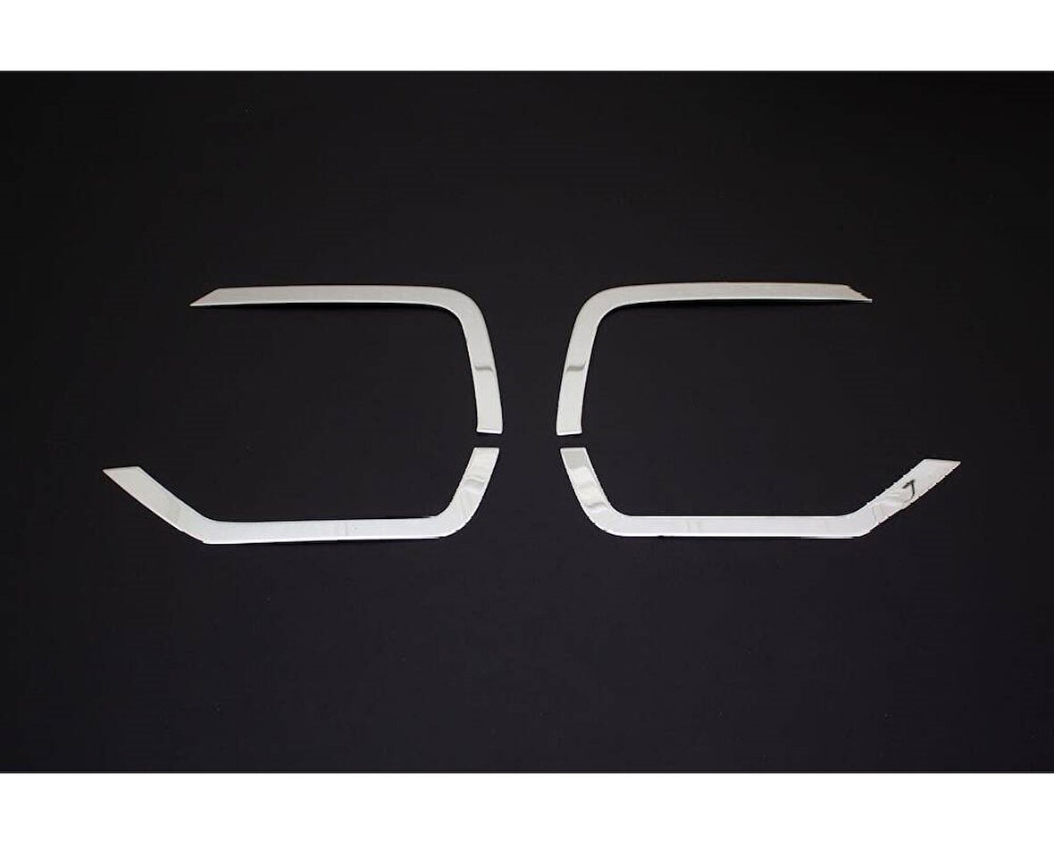 VW T6.1 Transporter Uyumlu Sis Far Çıtası Alt Ve Üst Krom 4 Parça 2020 - 2023 Arası Modeller İçin