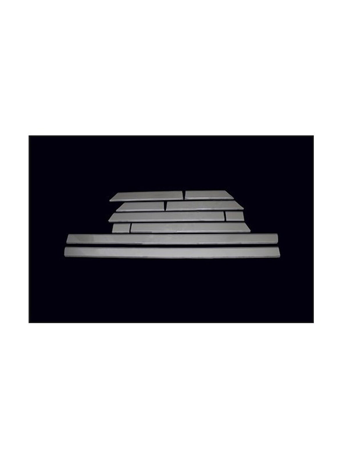 Yan Kapı Çıtası Orta Şase Krom 10 Parça Crafter Van 2006-2017 Arası Modeller İçin