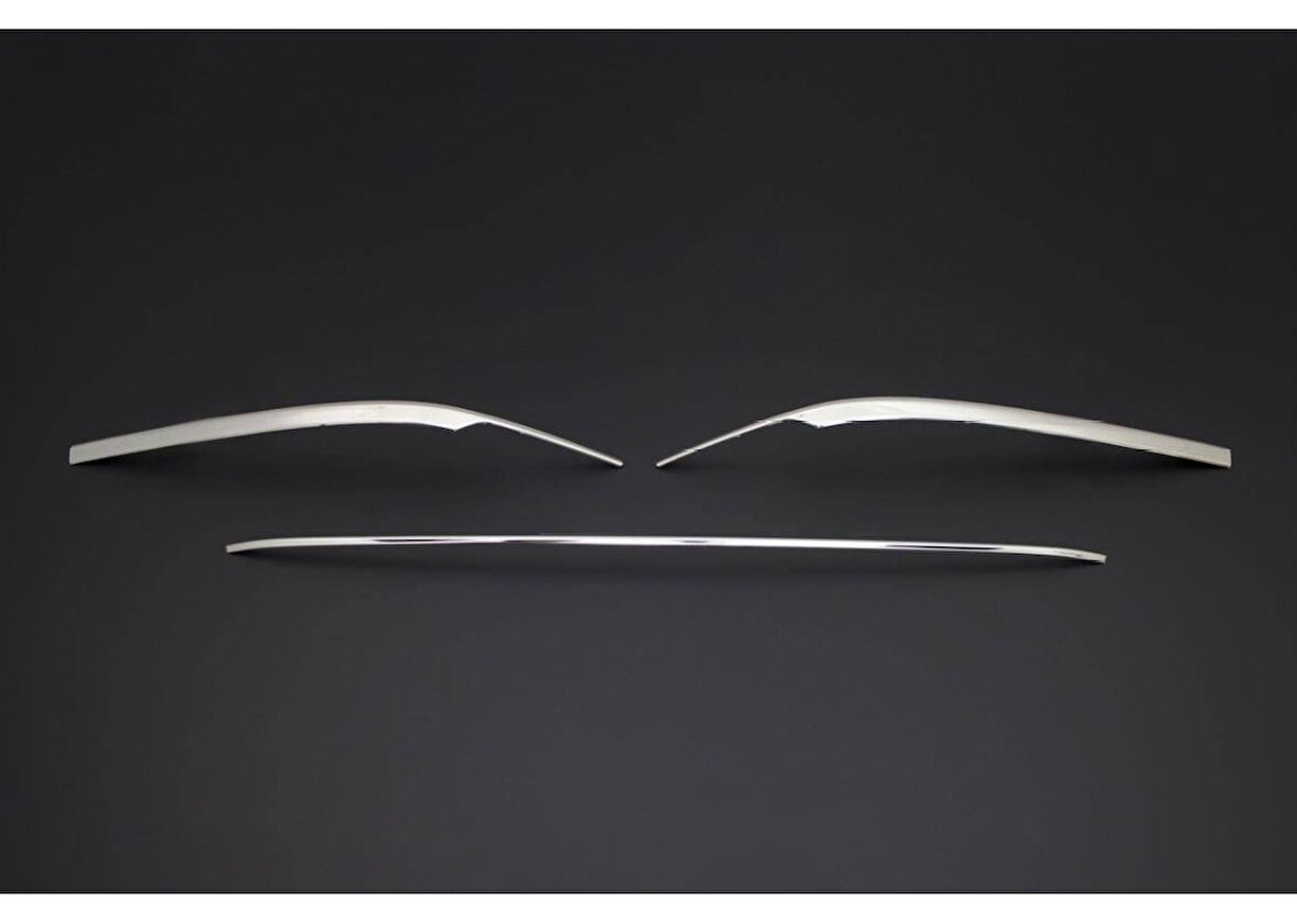 Passat B8 Arka Tampon Çıtası Krom 3 Parça SD / SW  2015 - 2019  Arası Modeller İçin