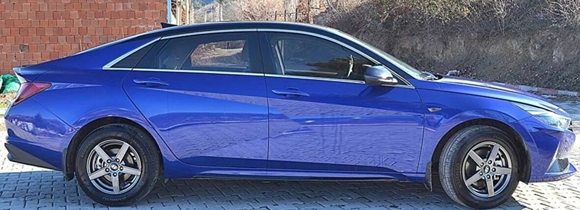 Cam Çerçevesi Krom 12 Parça Elantra-6 SD 2019 Arası Modeller İçin