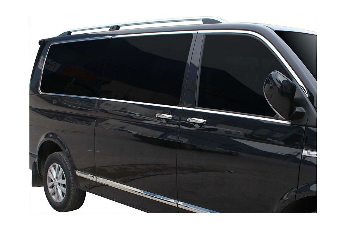 Cam Çerçevesi Krom Extra Kalite 14 Parça T6 Transporter/K.Ş. 2015 Ve Sonrası Modeller İçin