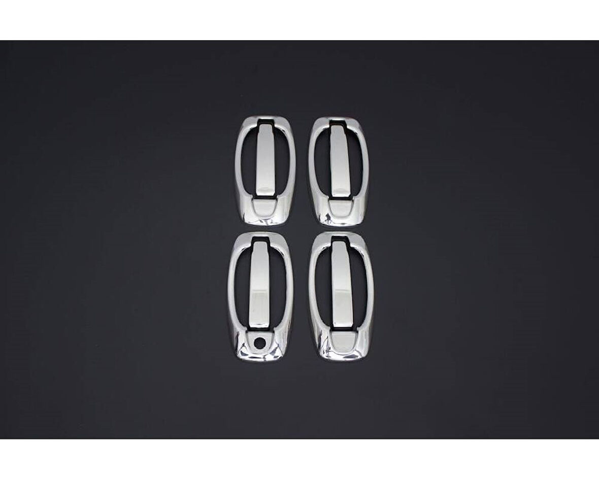 Kapı Kolu Krom 4 Kapı 8 Parça Set Nemo Mini Van MPV 2007 Ve Sonrası Modeller İçin