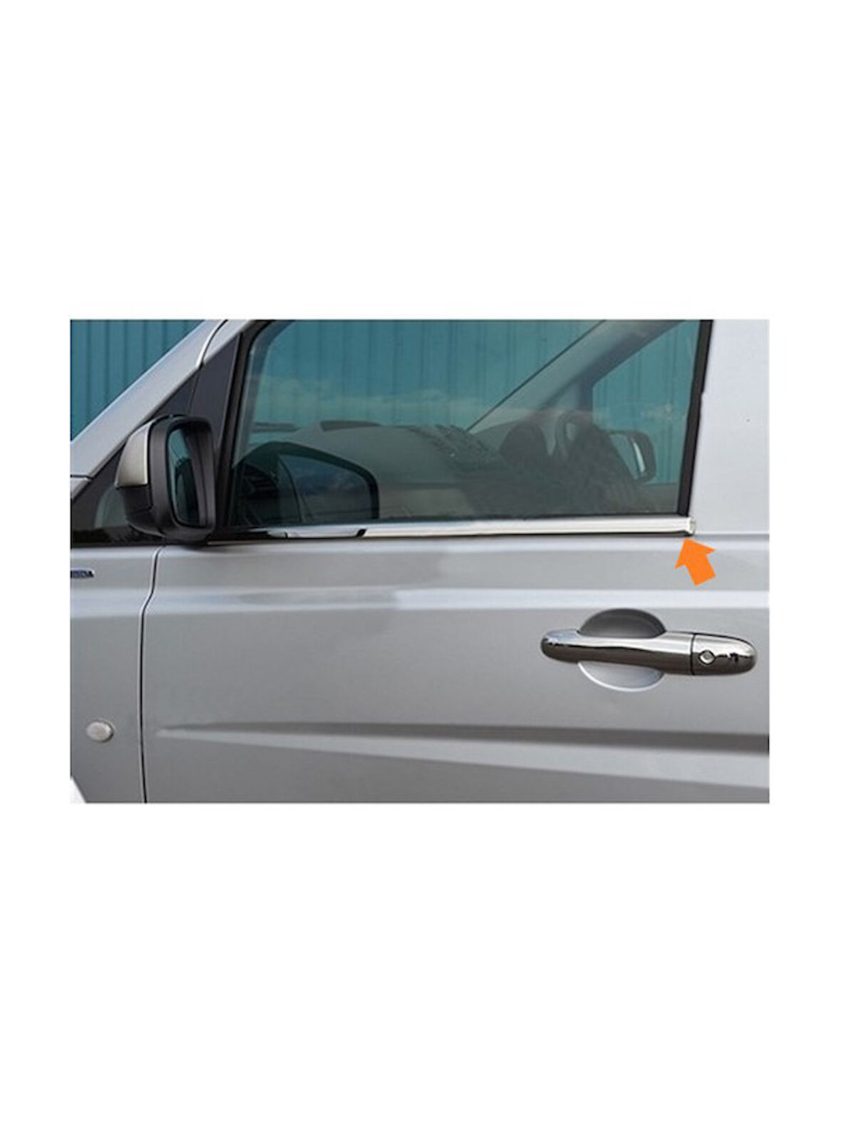 Cam Çıtaları Krom 2 Parça Vito W638 Van 1996-2003 Arası Modeller İçin