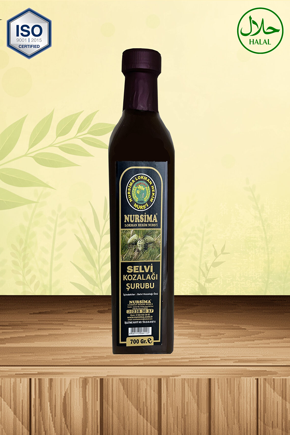 Selvi Kozalak Şurubu 700 ml