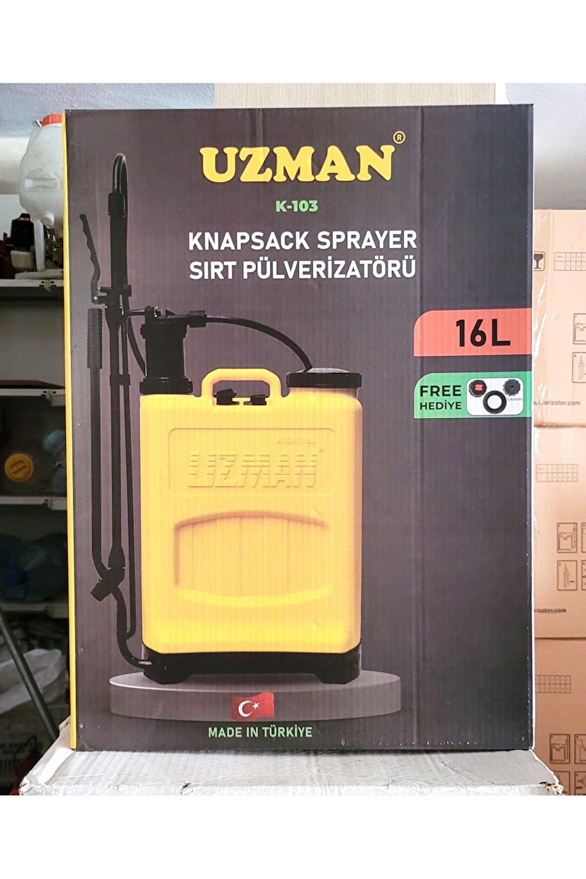 MEKANİK KOLLU SIRT POMPASI & SIRT PÜLVERİZATÖRÜ