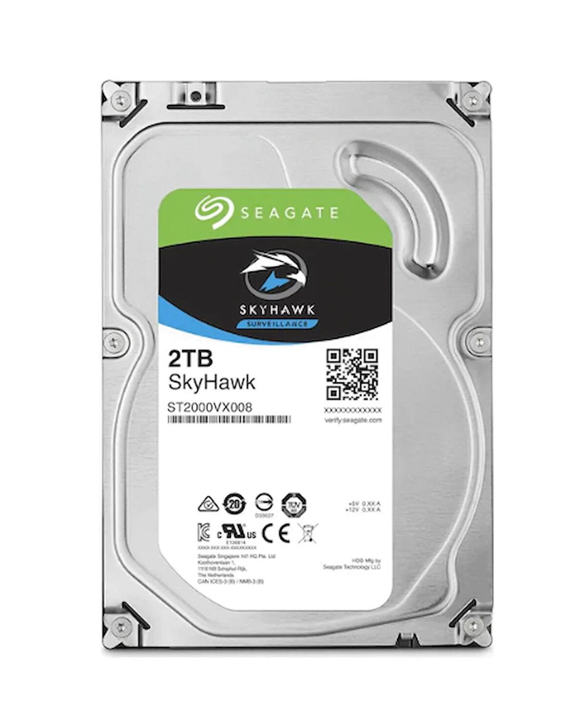 Seagate SkyHawk ST2000VX008 2 TB 5900 RPM 64 MB SATA 3 HDD