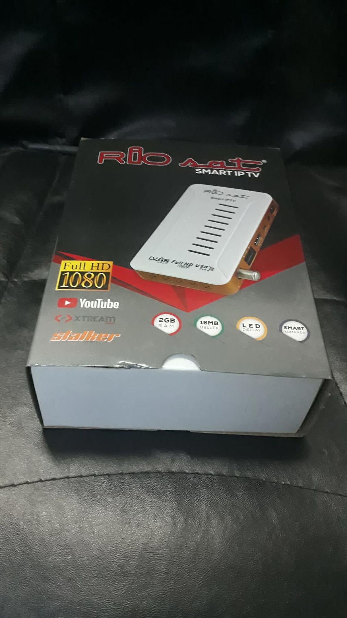 RİOSAT SMART İPTV FULL HD 1080P YOUTUBE XTREAM 2GB RAM SMART AKILLI KUMANDALI UYDU ALICISI (4324)