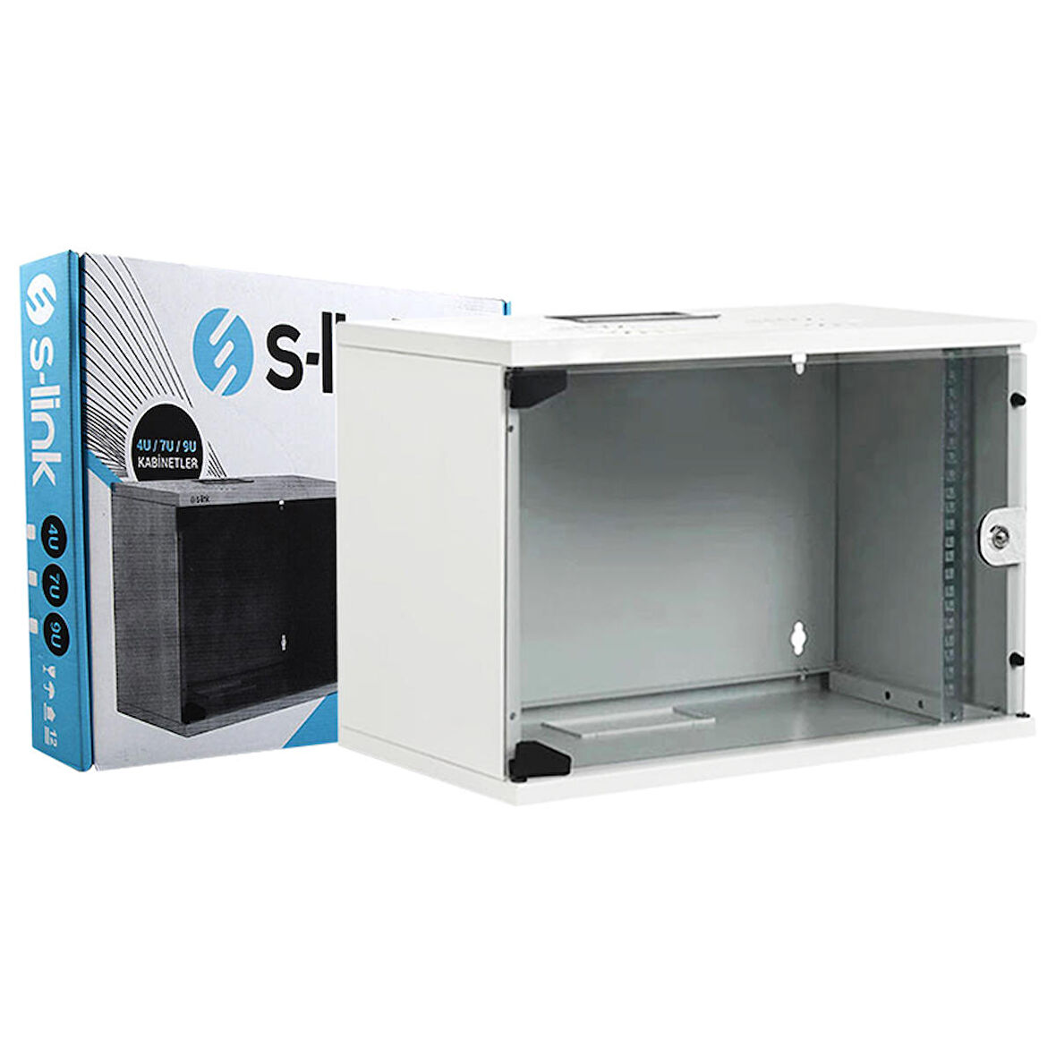 S-LINK 4U SOHO RACK KABİN 19 INC W-530MM D-400MM KABİNET (4324)