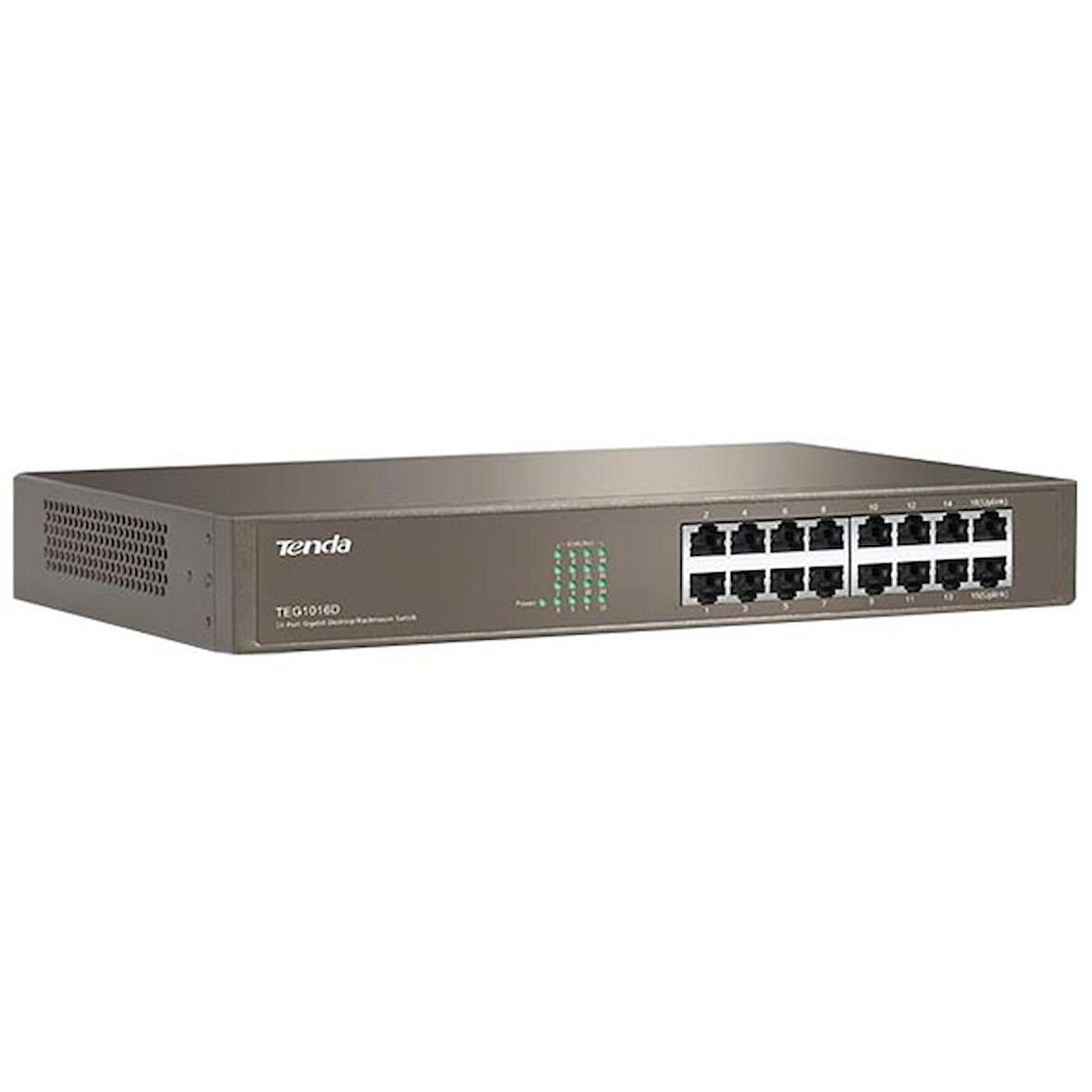 TENDA TEG1016D 16 PORT 10/100/1000 GIGABIT RACKMOUNT SWITCH (4324)