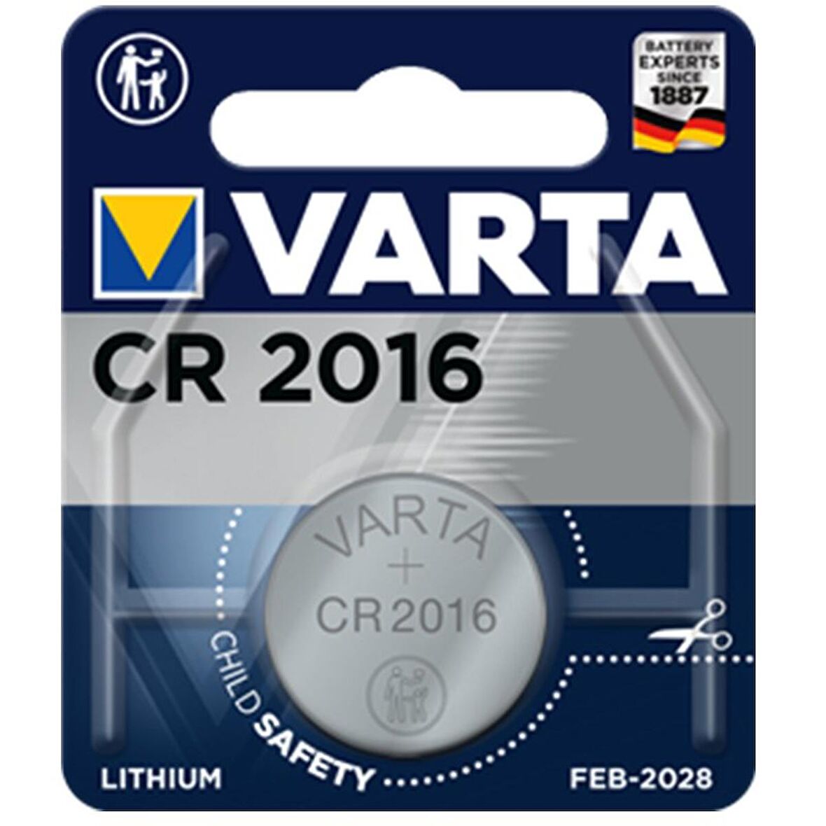 VARTA CR2016 LİTYUM PİL TEKLİ PAKET FİYAT (4324)