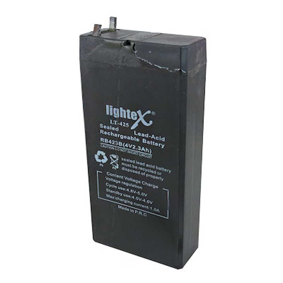 LIGHTEX LT-425 4 VOLT - 2.3 AMPER AKÜ (100 X 50 X 20 MM) (4324)