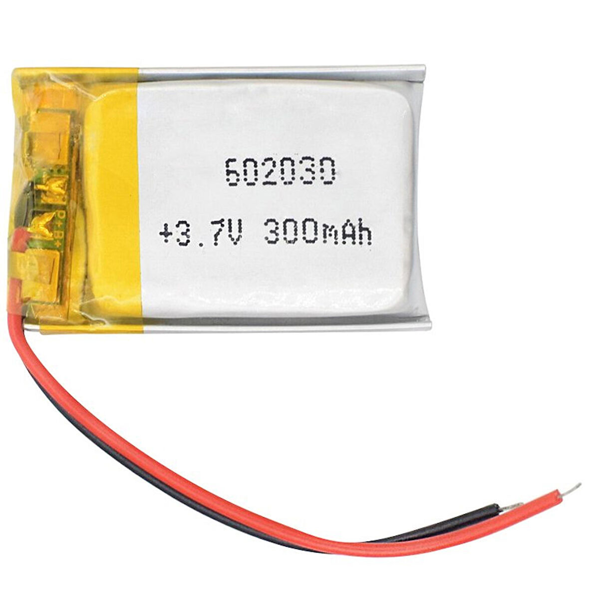 3.7 VOLT 300 MAH LI-ION 602030 LITYUM CİKLET POLİMER PİL (4324)