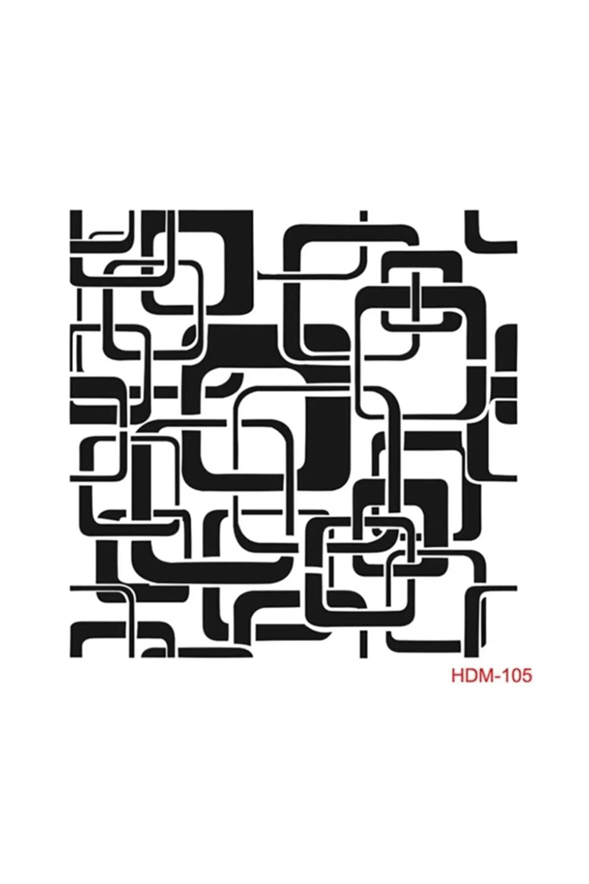 Stencil (şablon) 25x25 Cm