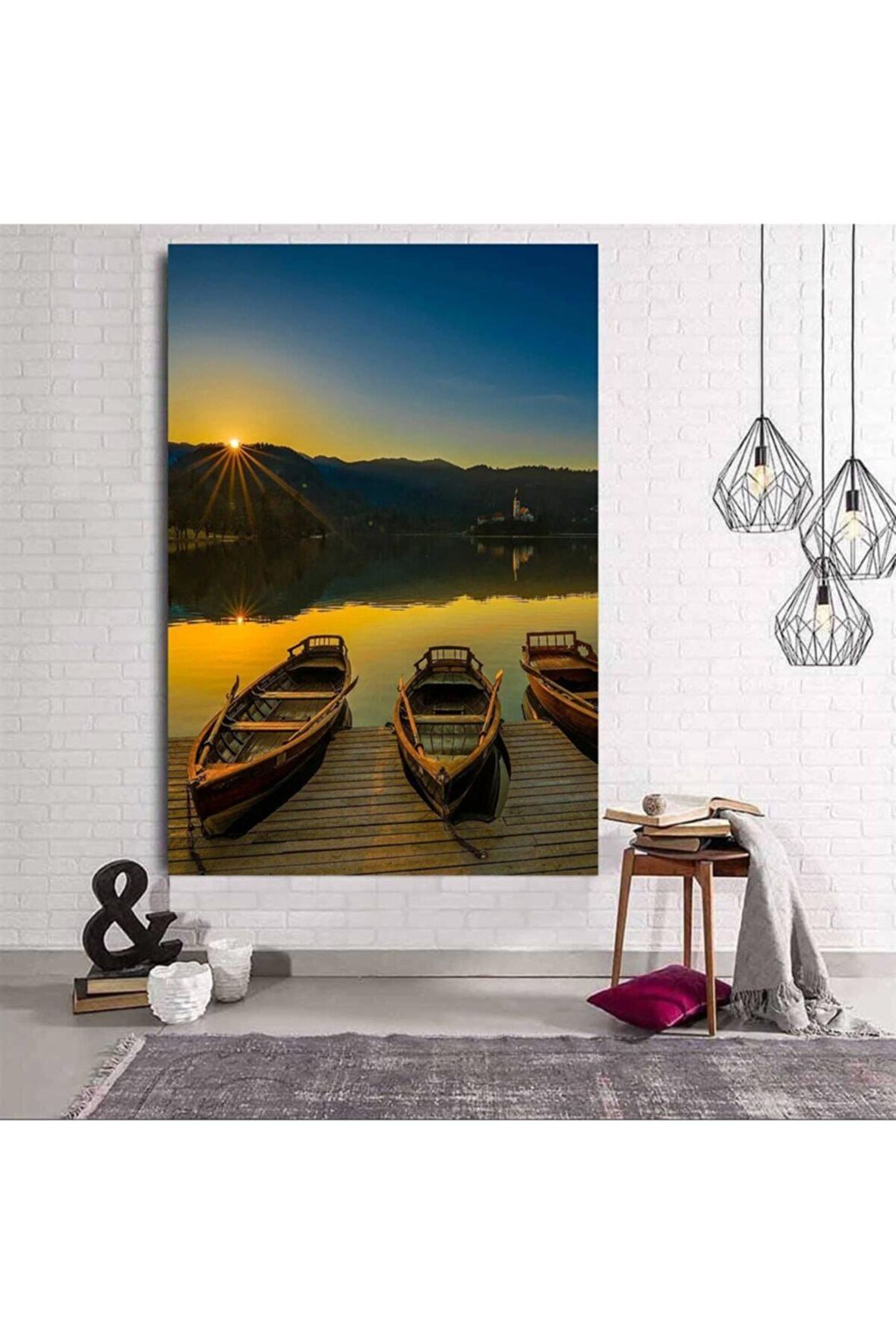 Harikabirev Manzara Fotğraflı Premium Kalite Şık Kanvas Tablo Model F3