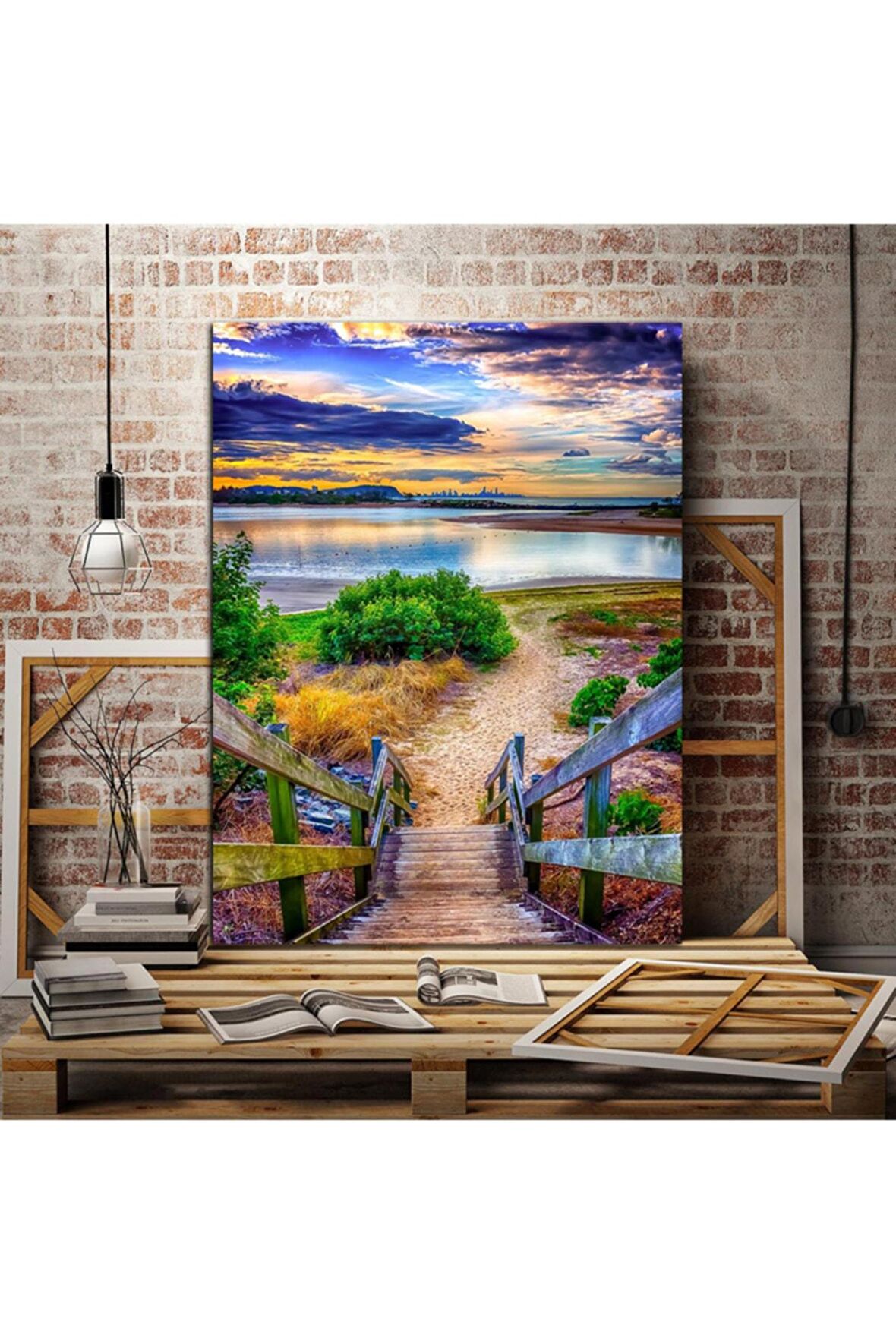 Yaz Manzaralı Kanvas Tablo Mn4