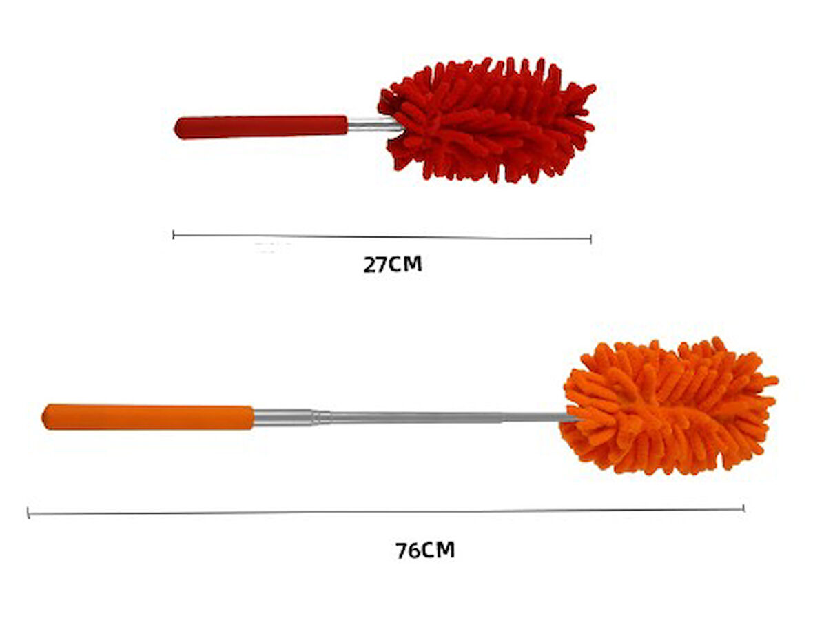Teleskopik Mikrofiber Toz Alma Fırçası