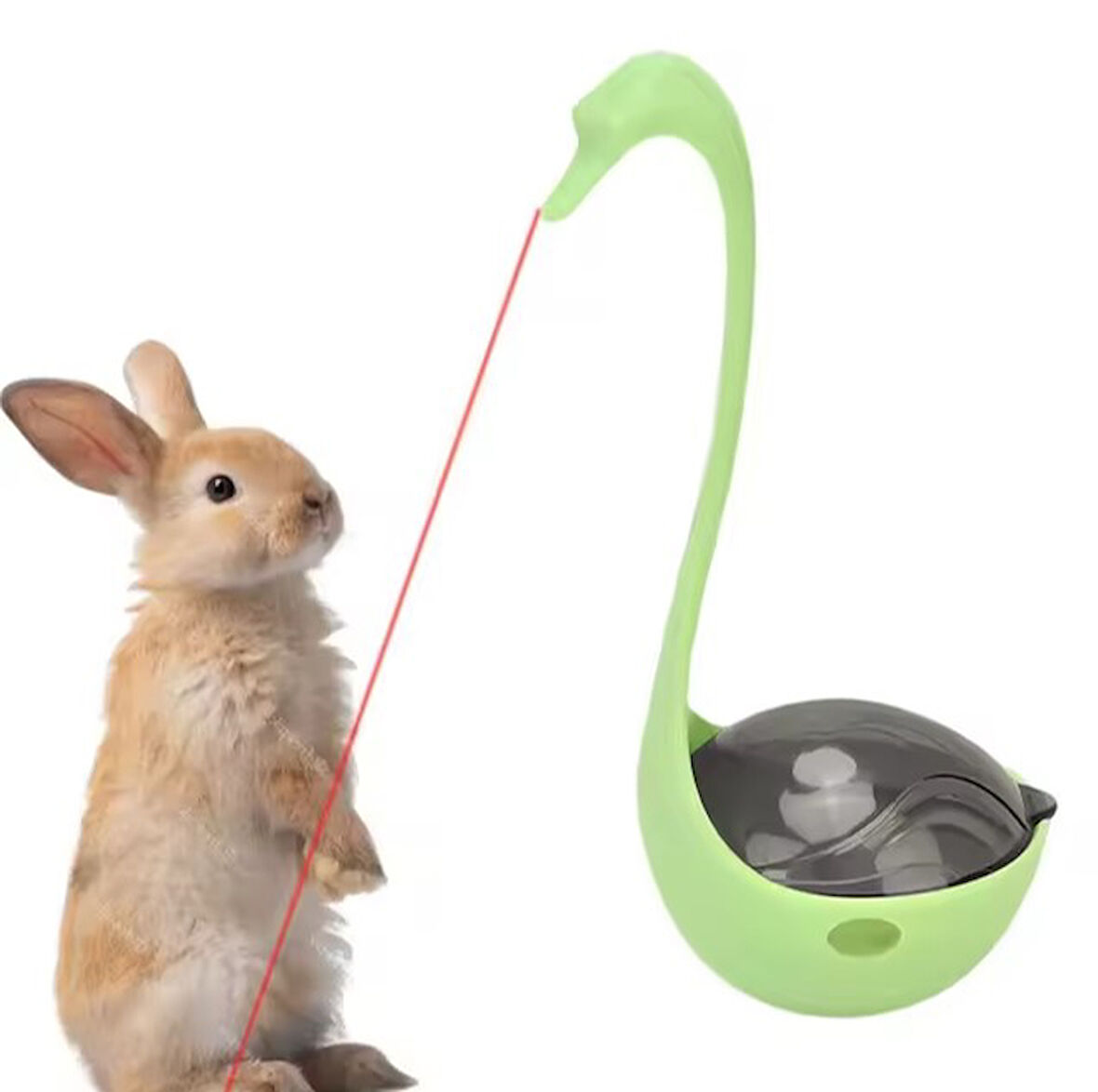 Kuğu Şeklinde Lazerli Kedi Oyuncağı