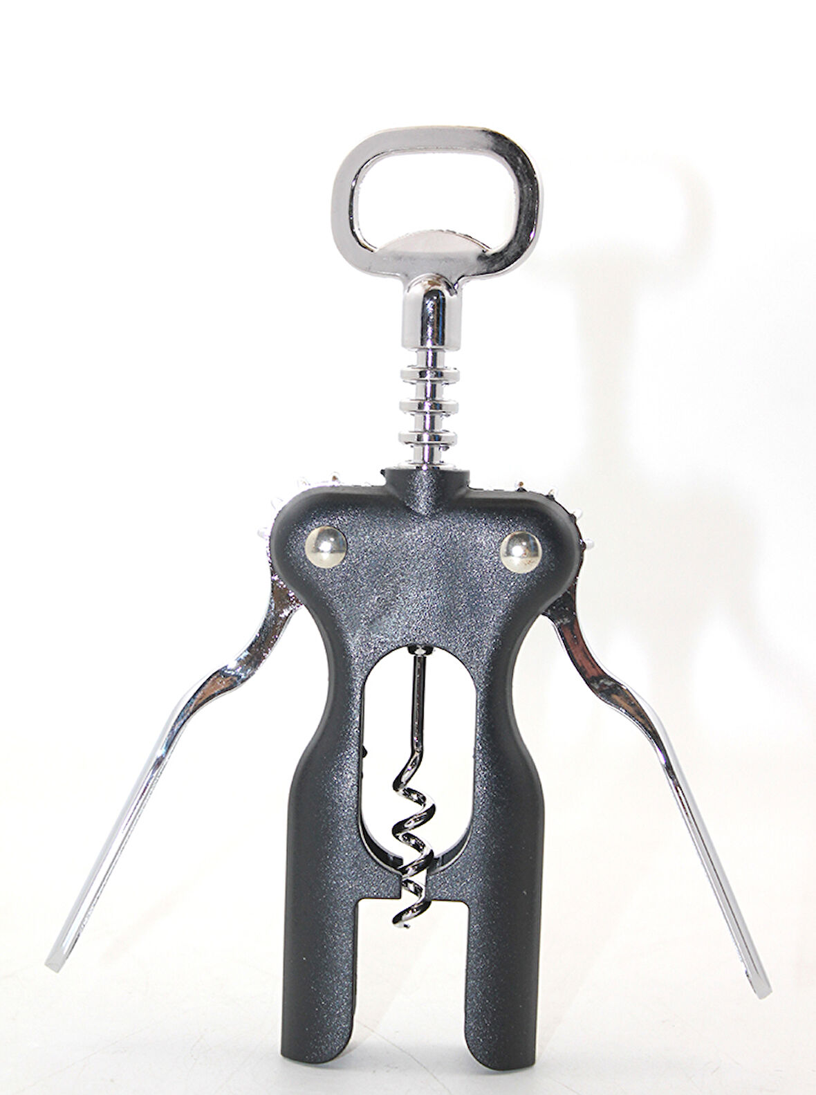 Paslanmaz Çelik Tirbuşon Şarap Açacağı Model 2