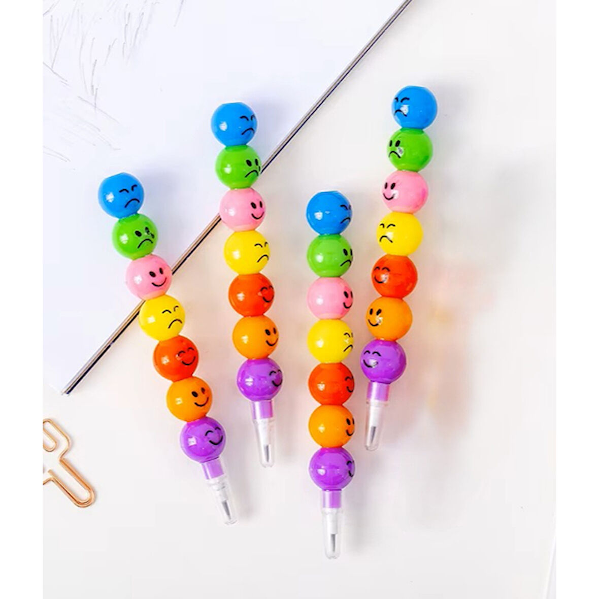 Emojili Yumurtlayan Kalem Seti 5'li