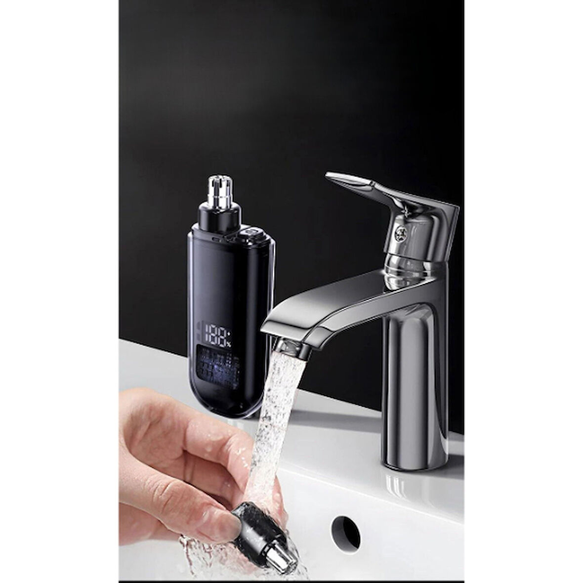 Cep Çakmak Model USB Şarjlı Burun Kulak Yanak Kıl Tüy Temizleme Makinesi