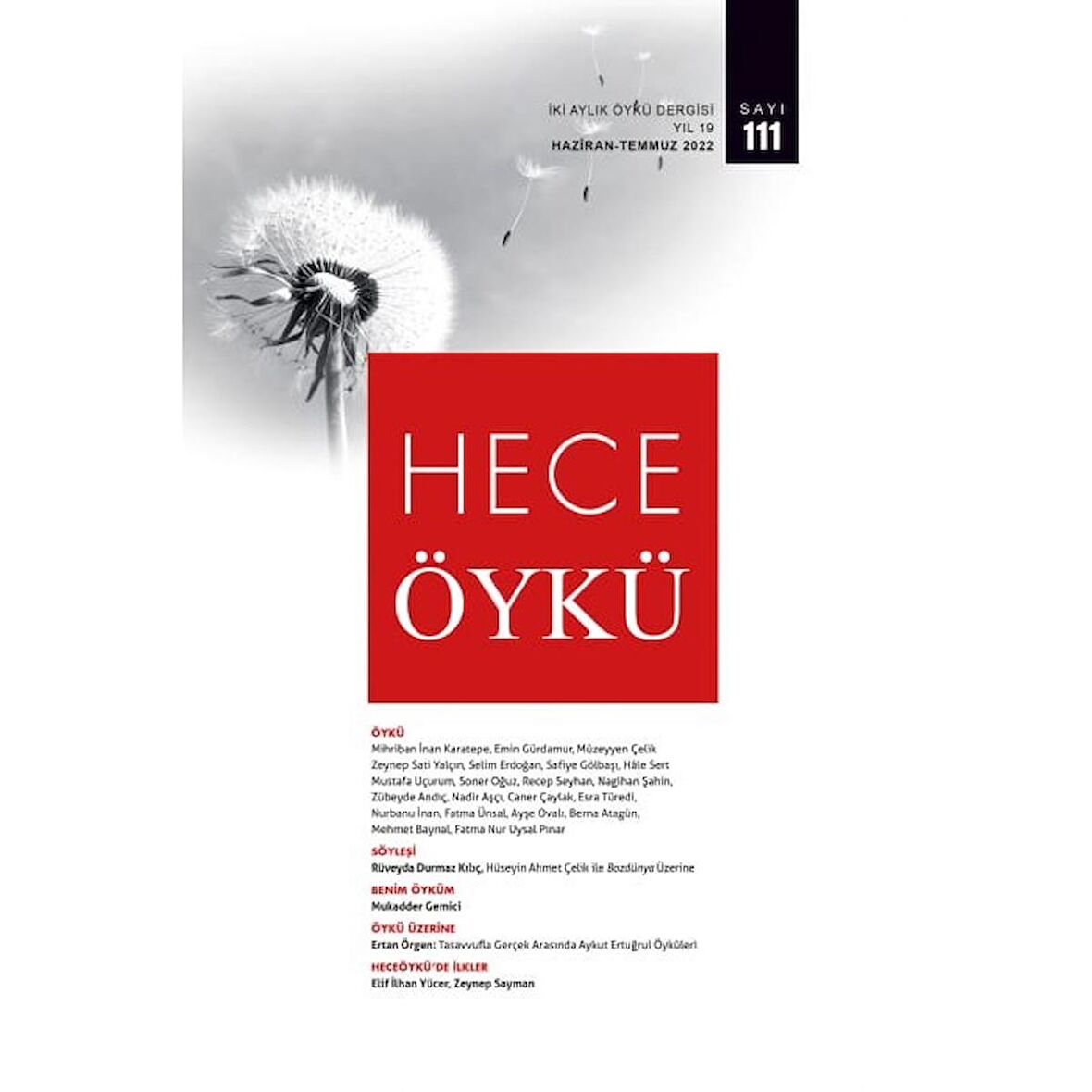 Hece Öykü 111.Sayı Haziran-Temmuz 2022
